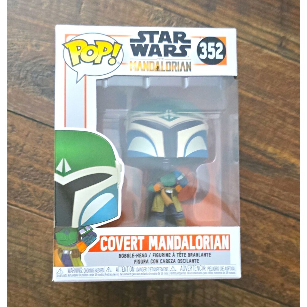 Funko Pop! Vinyl: Star Wars The Mandalorian Covert Mandalorian #352
